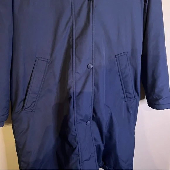 Cabela's Navy Blue Hooded Parka - Picture 6 of 8